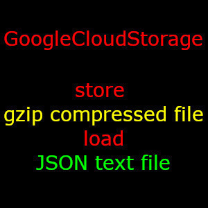 Load gzip from GCS as JSON text